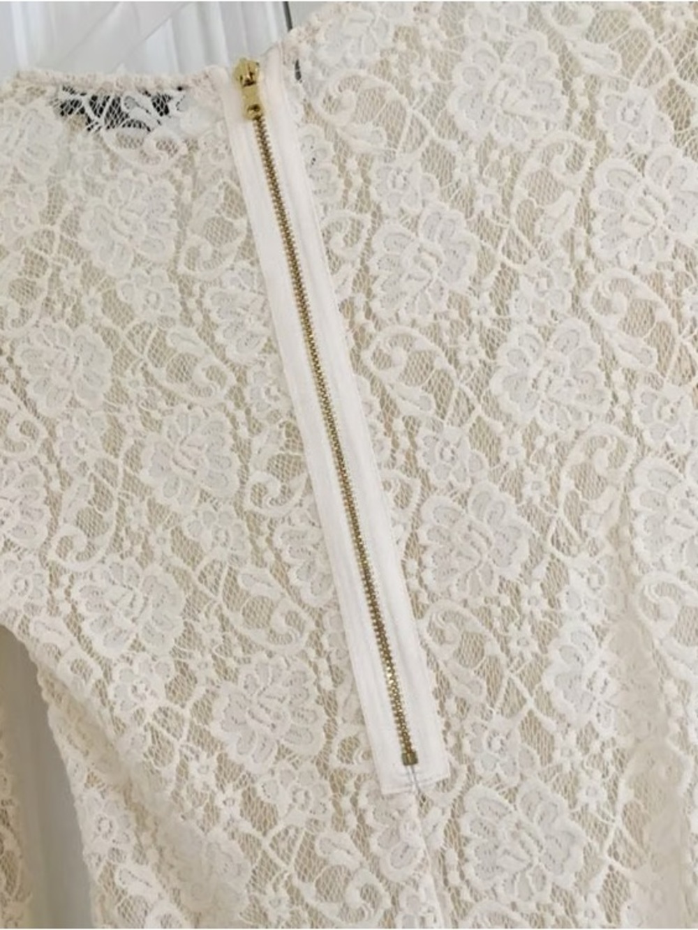 Alice + Olivia Lace Top with Back Zipper